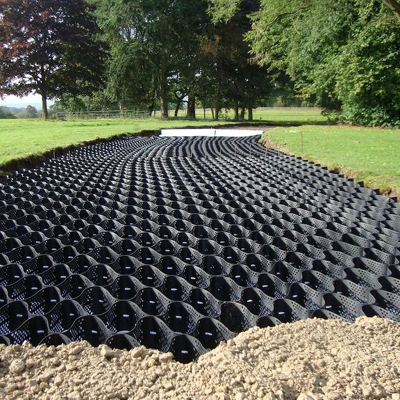 تشک تثبیت کننده شن سیستم سلولی Geocell Gravel Enhancement Ground 3