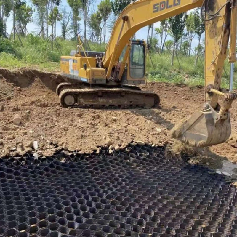 ضد خوردگی 50 میلی متر Hdpe ژئوسل برای تقویت خاک شیب تپه جاده 4