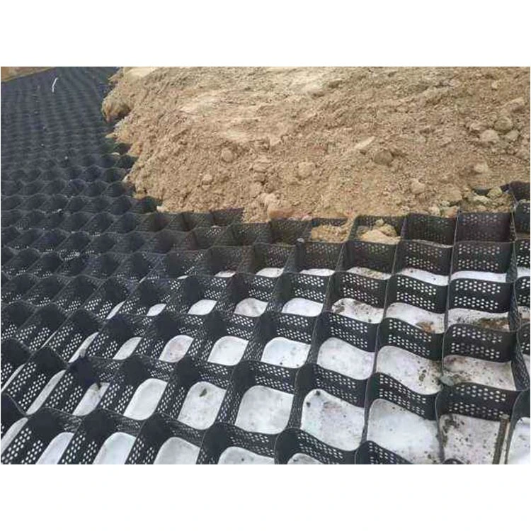 سلول ژئولوژیکی پلاستیکی HDPE 100-445 برای ثبات خاردار 0
