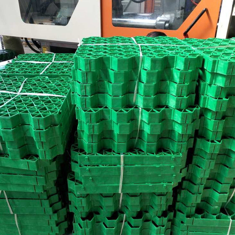 تثبیت کننده شن شبکه چمن پلاستیکی لانه زنبوری HDPE در فضای باز برای پارکینگ باغ