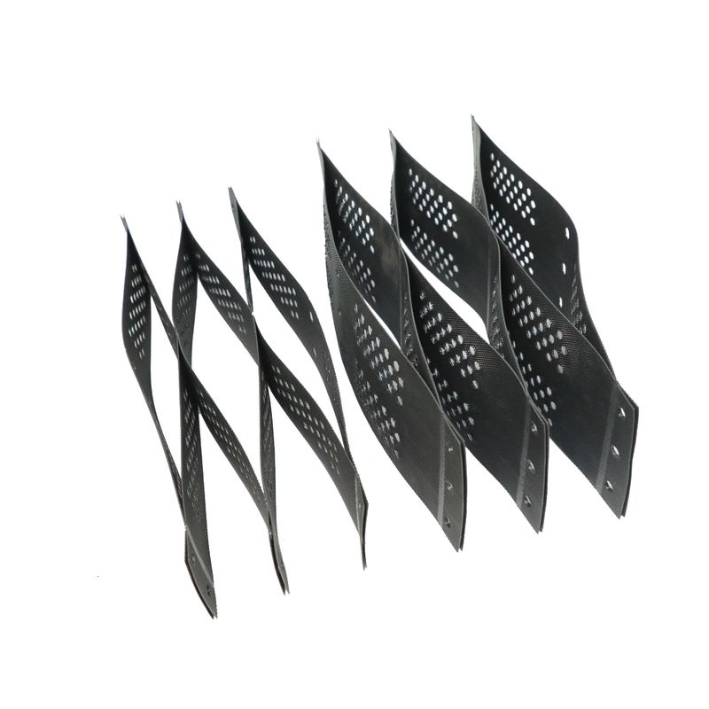 HDPE سیاه سوراخ شده بافت شیب پایدار geocells geocell geocel برای مهندسی عمران