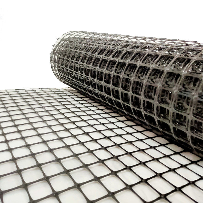 ضد آتش PP Biaxal Geogrid برای معادن زغال سنگ ضد التهاب / PP Extruded Biaxal Geogrid پلاستیکی برای تثبیت خاک