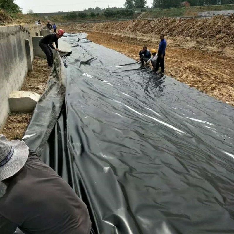 0.5mm 1mm 1.5mm پلاستیک ضد آب آب آبداری ژئوممبران Hdpe Liner مزارع ماهی عمده فروشی ژئوممبران لاینر استخر