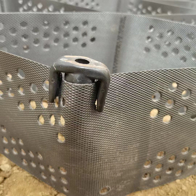 بافت با سوراخ های HDPE سیستم محاصره سلول بالا Honeycomb Geocell برای حفاظت از دامنه جاده پایه پارکینگ