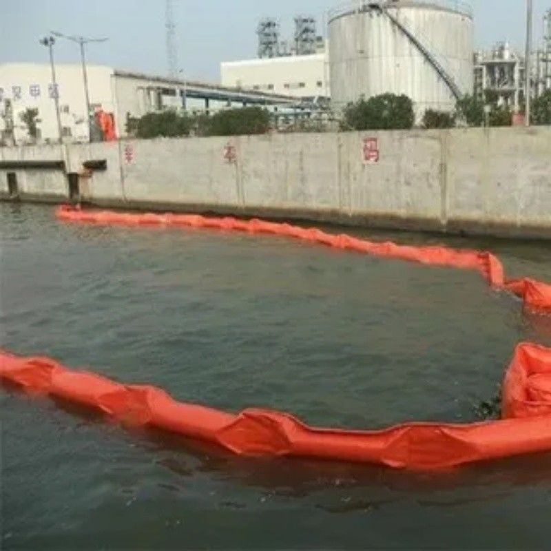 پرده سیلت PVC شناور پرده سیلت محاصره بوم دوستانه محیط زیست روغن ریختن بوم پرده سیلت برای محیط آب