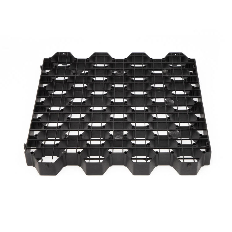 HDPE پلاستیک علف چمن استقرار شبکه برای پارکینگ زمین های خالی سقف باغ های نفوذ پذیر Pavers با هم وصل
