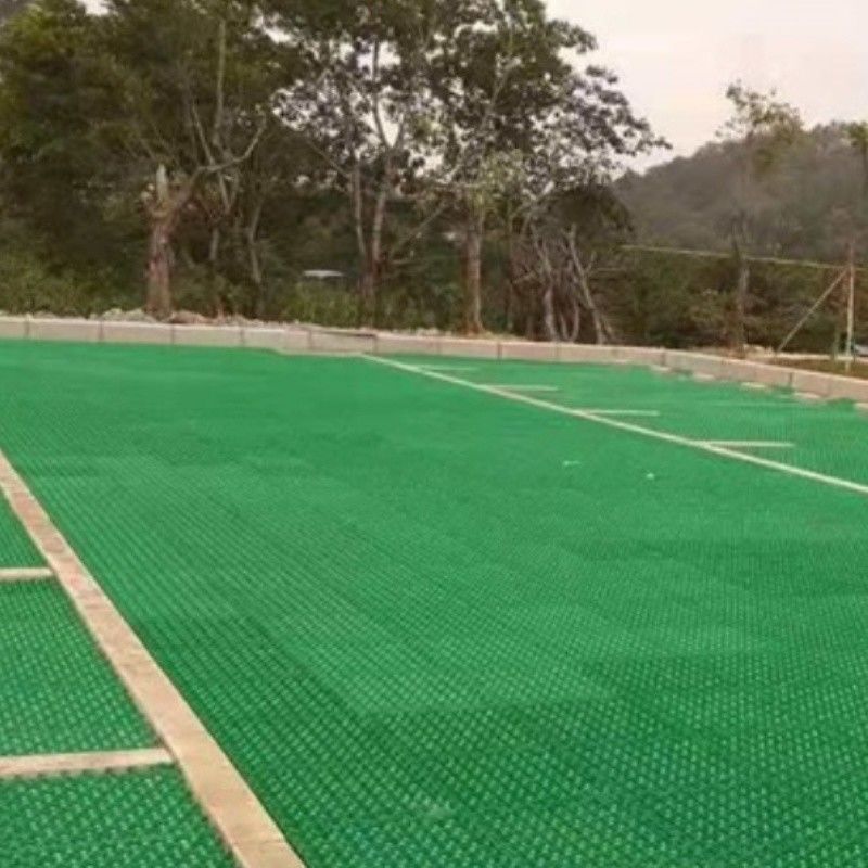 HDPE پلاستیک علف چمن استقرار شبکه برای پارکینگ زمین های خالی سقف باغ های نفوذ پذیر Pavers با هم وصل