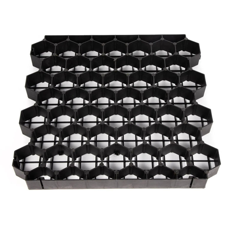 HDPE پلاستیک علف چمن استقرار شبکه برای پارکینگ زمین های خالی سقف باغ های نفوذ پذیر Pavers با هم وصل