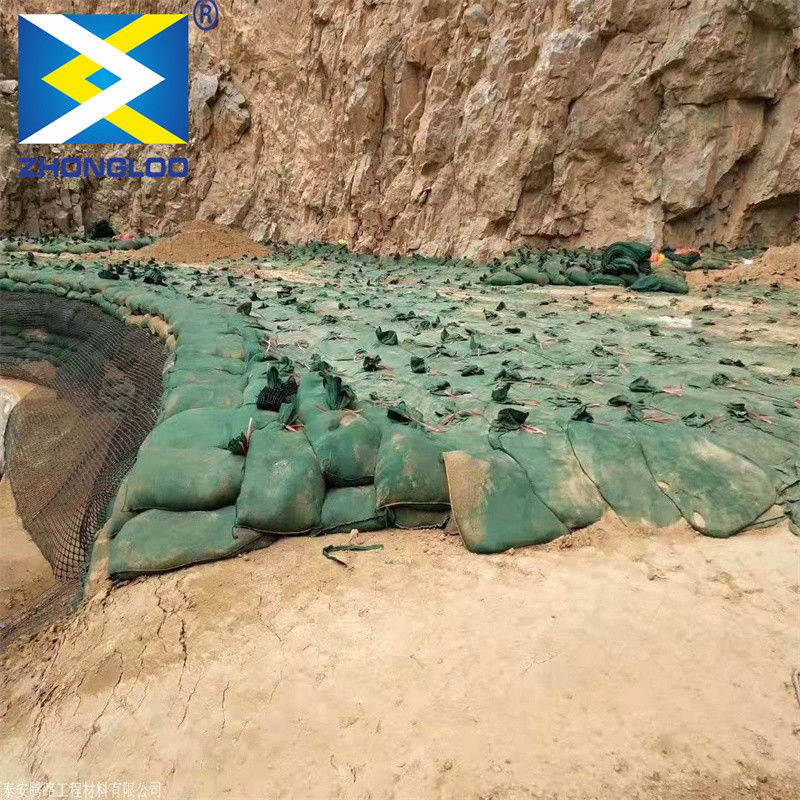کیسه های ژئویی غیر بافته پلی استر / PP برای حفاظت از شیب و سد چمن برای حفاظت از محیط زیست زیست