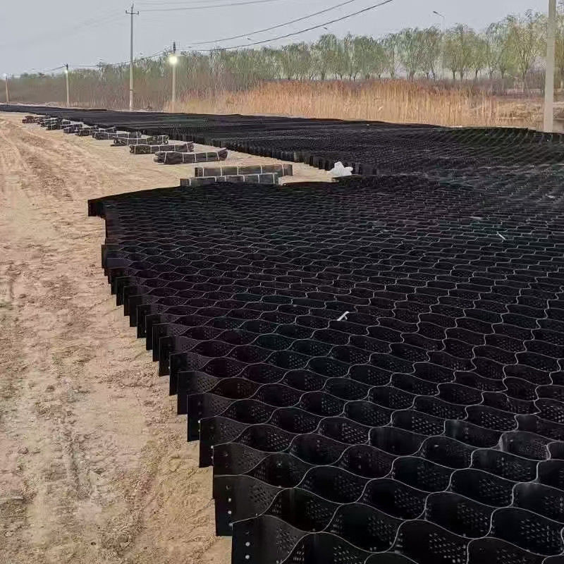 سیستم محاصره سلول بالا با بافت Honeycomb HDPE Geocell برای جاده پایه حفاظت از شیب پارکینگ پارکینگ دیوار نگهدارنده