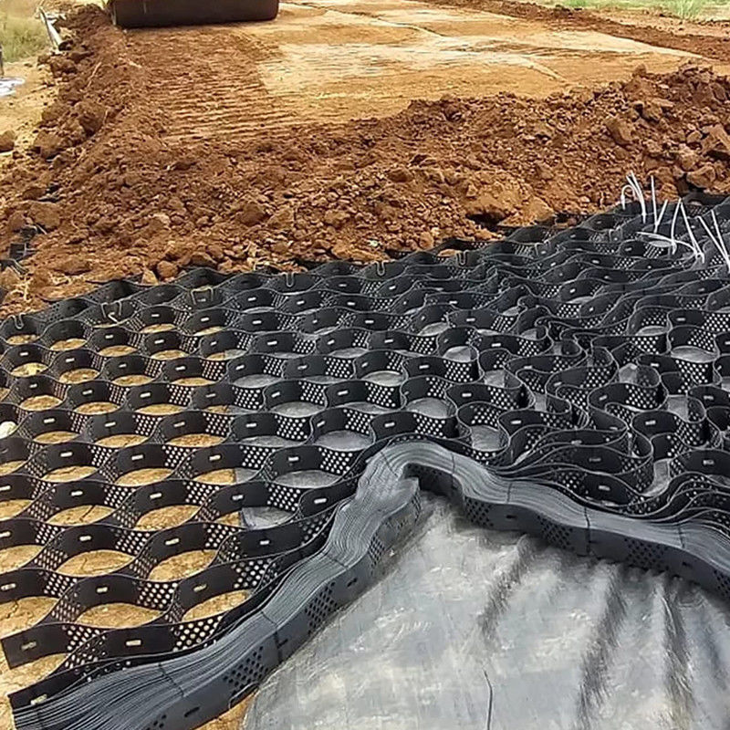 سیستم محاصره سلول بالا با بافت Honeycomb HDPE Geocell برای جاده پایه حفاظت از شیب پارکینگ پارکینگ دیوار نگهدارنده