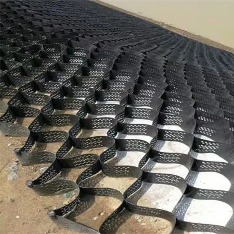 250mm 75mm 100mm 150mm Hdpe ژئوسل با بافت بالا HDPE گچ عسل گچ شبکه پلاستیکی ژئوسل مستقیم قیمت کارخانه