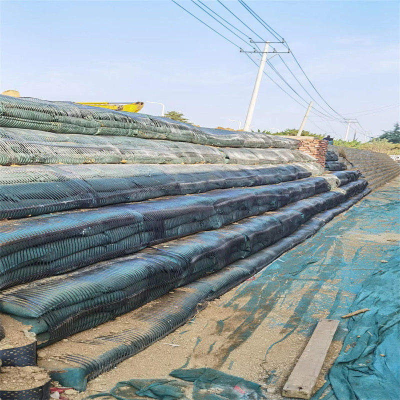 PP پلاستیک PE یک طرفه یک محوری پلی استر Geogrid Gravel Grid زمین تثبیت کننده برای تقویت خاک