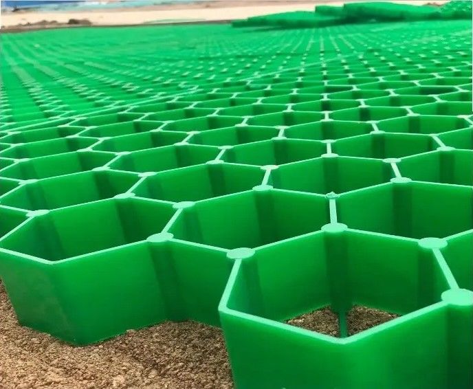 HDPE پلاستیک شبکه چمن متخلخل پیاده روی شبکه سنگ شکن برای کف پارکینگ