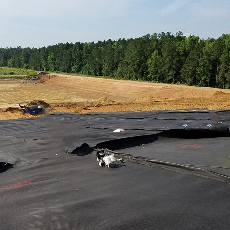 0.75mm 1mm ضد سیلاب ضد نشت صاف HDPE Geomembrane Liner برای دفع تخلیه