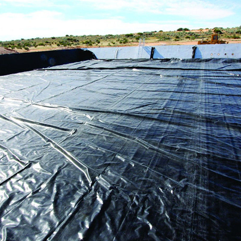 0.75mm 1mm ضد سیلاب ضد نشت صاف HDPE Geomembrane Liner برای دفع تخلیه