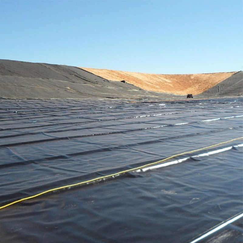 0.75mm 1mm ضد سیلاب ضد نشت صاف HDPE Geomembrane Liner برای دفع تخلیه