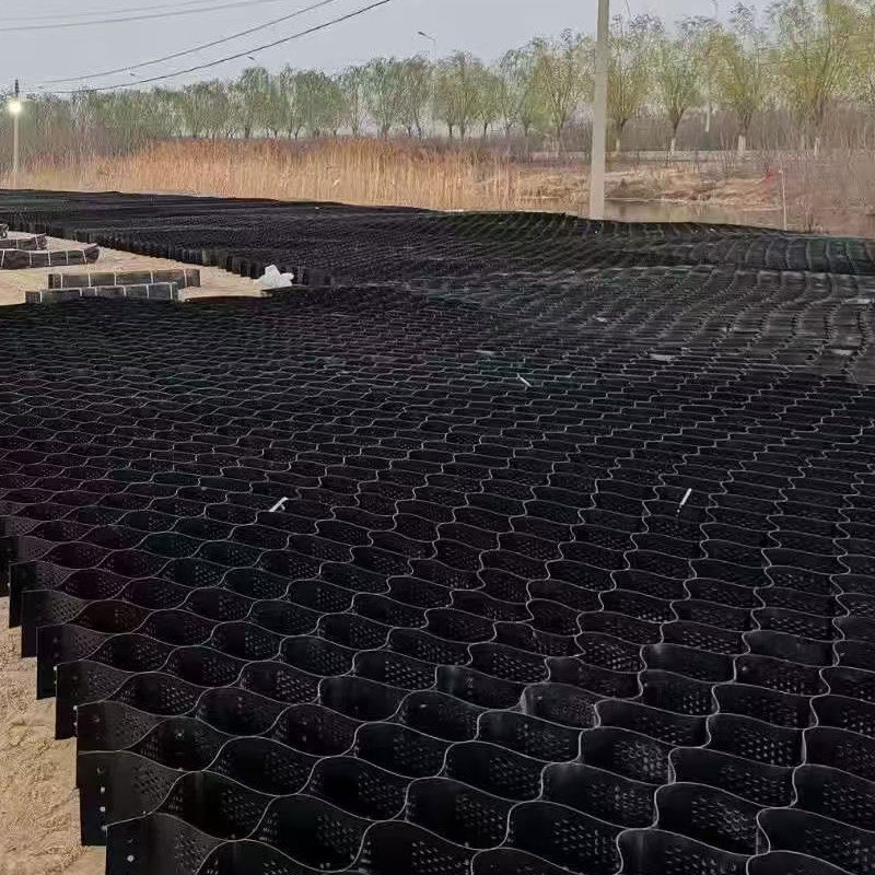 سیستم محاصره سلولی با سوراخ های بالا Honeycomb HDPE Geocell برای جاده پایه حفاظت از شیب پارکینگ پارکینگ دیوار نگهدارنده