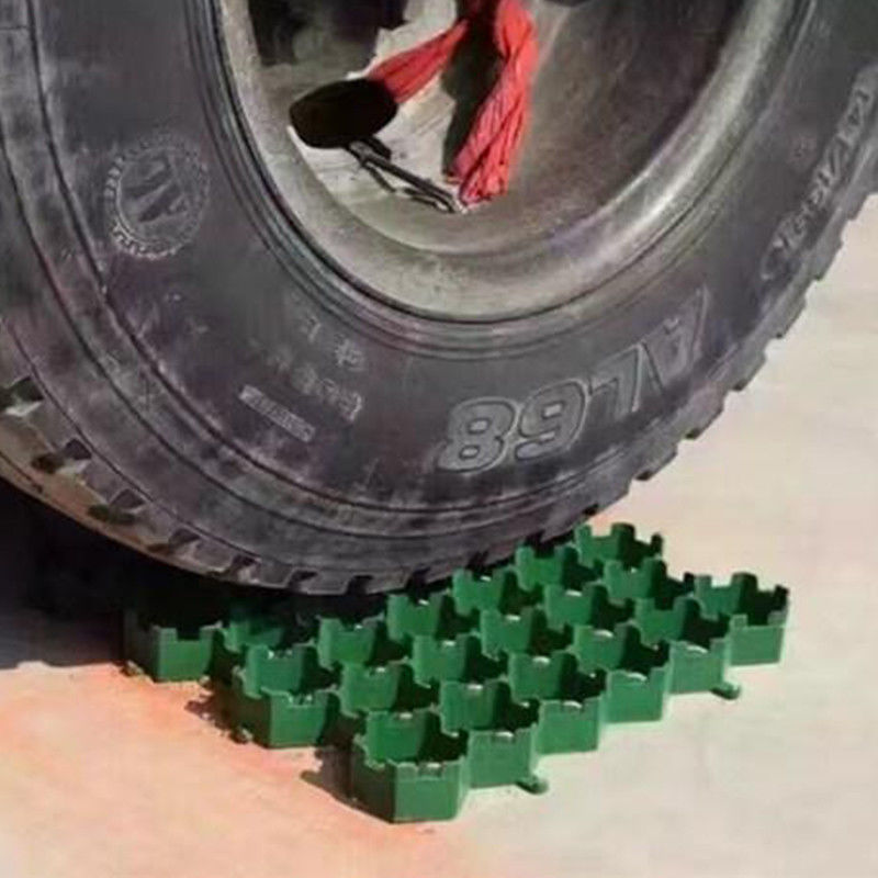 38mm/48mm/68mm شبکه چمن پلاستیکی چمن حفاظت از تشک های HDPE Pavers شبکه برای سیستم تقویت زمین
