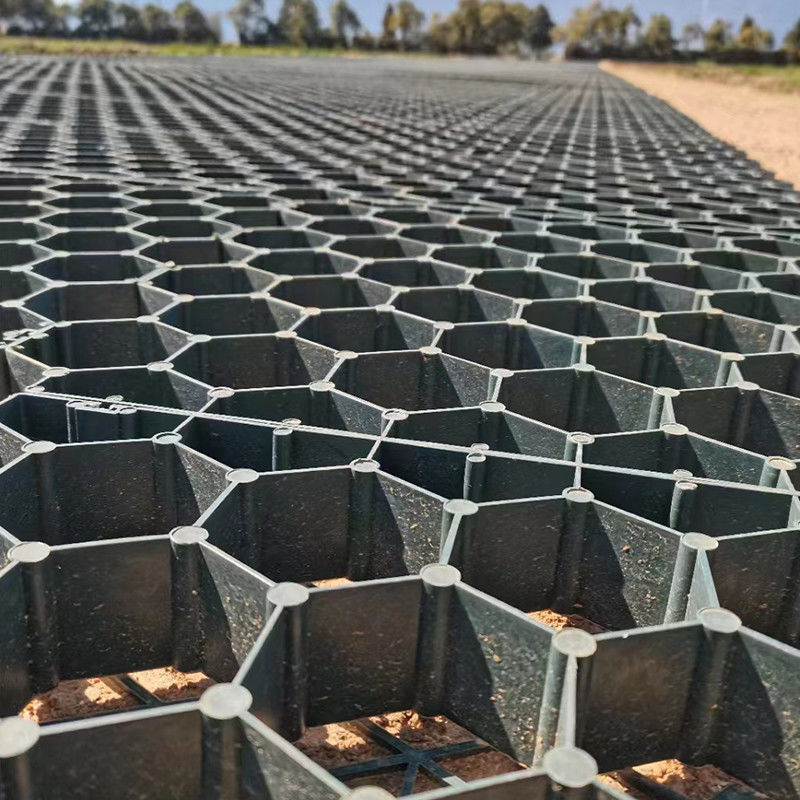 38mm/48mm/68mm شبکه چمن پلاستیکی چمن حفاظت از تشک های HDPE Pavers شبکه برای سیستم تقویت زمین