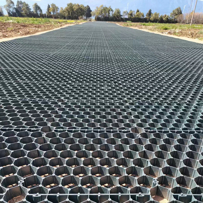 38mm/48mm/68mm شبکه چمن پلاستیکی چمن حفاظت از تشک های HDPE Pavers شبکه برای سیستم تقویت زمین