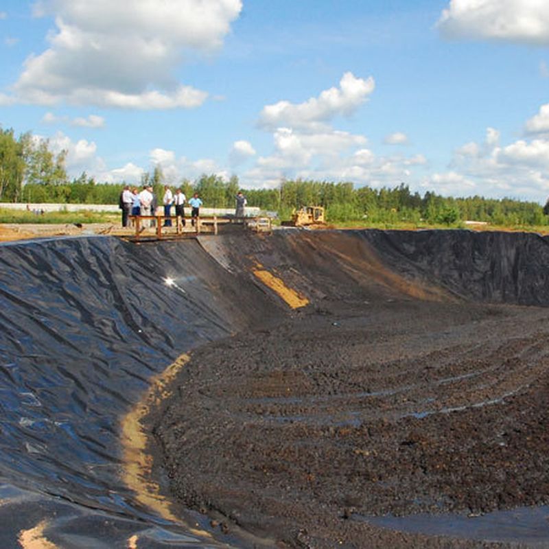 بسته بندی شده HDPE LDPE LLDPE PVC Geomembranes لاینر استخر برای استخر ماهی و میگو و لاینر استخر پلی اتیلن تقویت شده