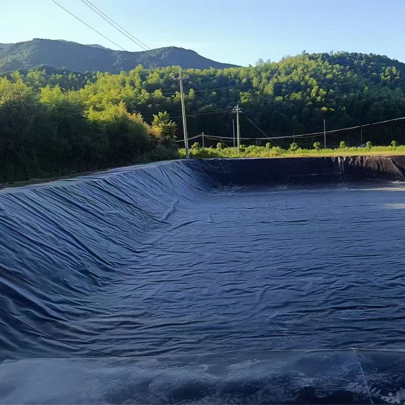 0.75-2.5mm HDPE ژئوممبرن لاینر استخر برای دفن ماهی کباب استخر سد دفن استخر لاینر معادن