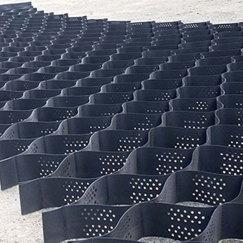 ساختاری با سوراخ های HDPE Geocell سیستم محاصره سلول بالا Honeycomb HDPE Geocell برای حفاظت از دامنه جاده پایه پارکینگ پارکینگ دیوار نگهدارنده