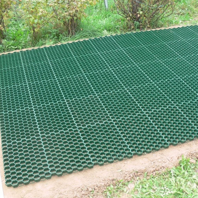 شبکه سنگ شکن علف های HDPE سنگین برای تقویت زمین نفوذ پذیر، جاده ها، پارکینگ ها، منظره سازی و ثبات چمن