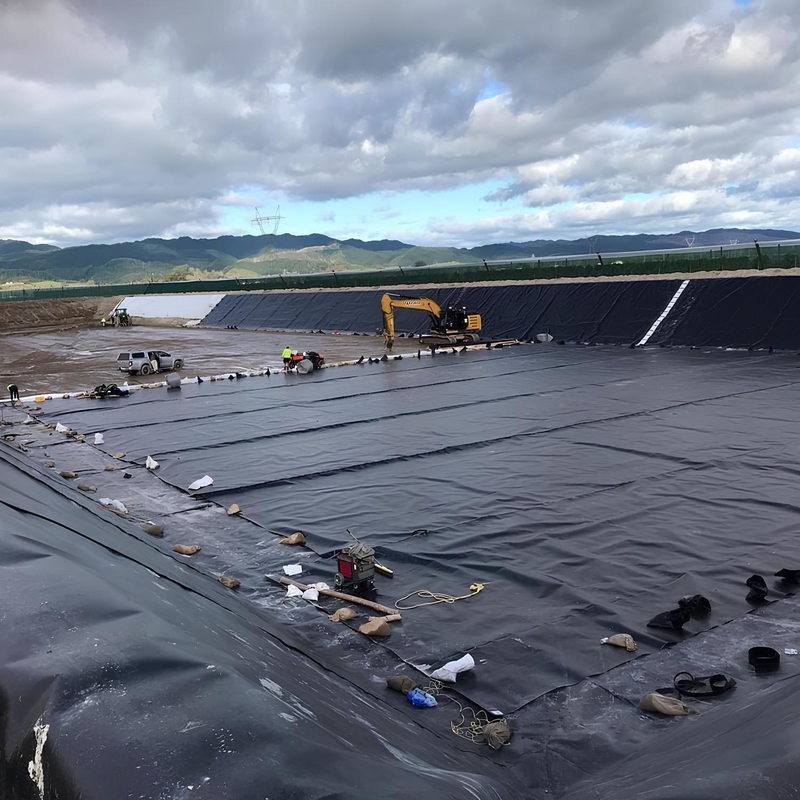 پلی اتیلن در فضای باز مزرعه ماهی گیوممبران لاینر استخر HDPE لاینر احتواگر استخر بزرگ لاینر ضد آب ژوممبران لاینر استخر