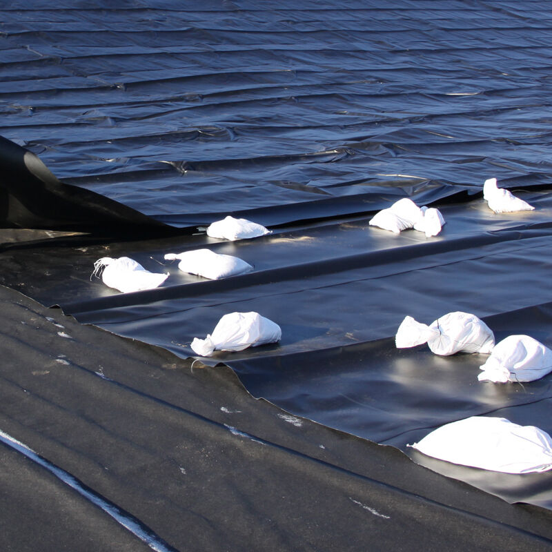 100% Virgin 1.5 mm 1mm Construction Material Reservoir Engineering Geosynthetic Plastic Fish Pond Lining Liner Sheet Waterproof HDPE Geomembrane Pond liner