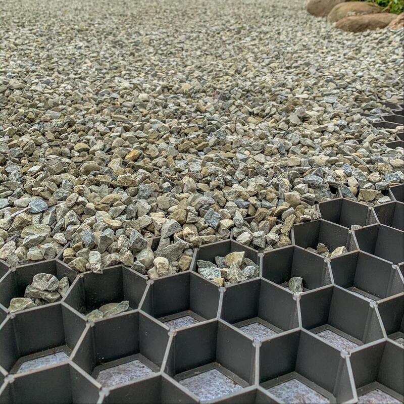 شبکه پلاستیکی HDPE برای چمن، پارکینگ، کنترل فرسایش شیب، تثبیت خاک، سنگ‌فرش‌های شن و ماسه و محوطه‌سازی